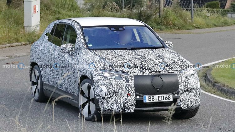 Spyshot: 2023 Mercedes-Benz EQE SUV ทดสอบแล้วในเยอรมัน คู่แข่ง Tesla Model X และ BMW iX