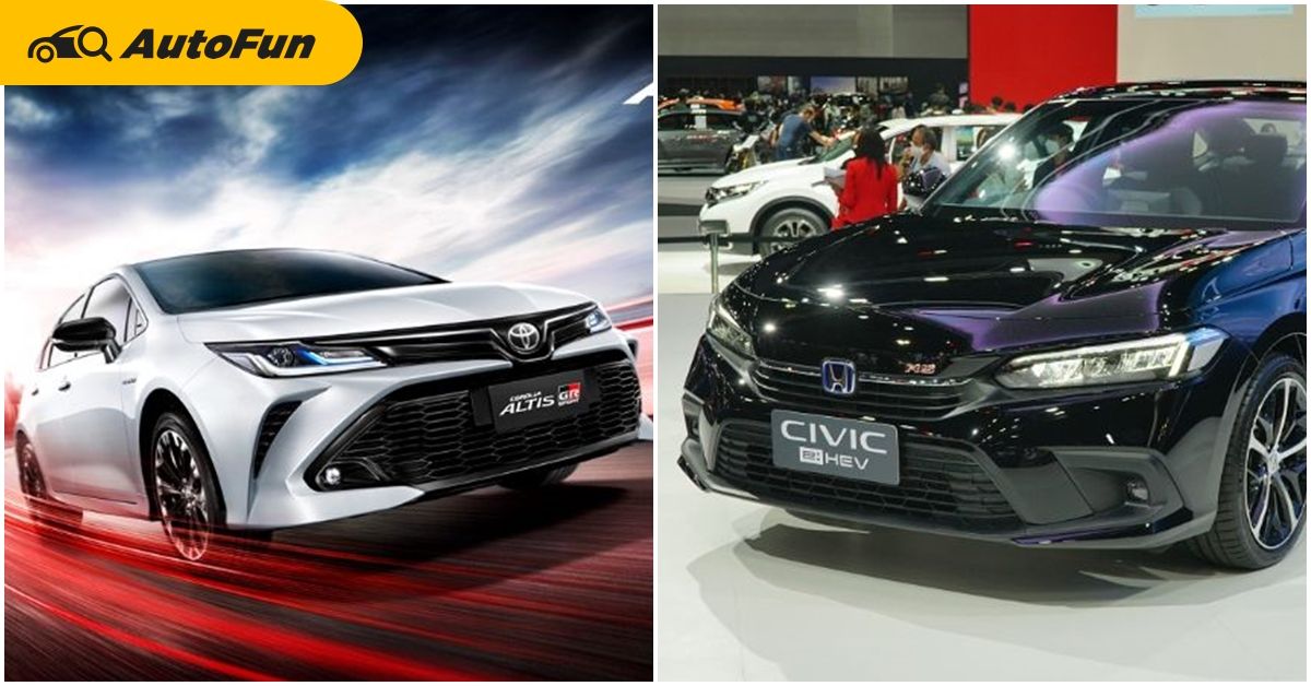 2022 Honda Civic e:HEV RS ปะทะ Toyota Corolla Altis GR Sport ไฮบริด C-Segment รุ่นไหนที่ใช่สำหรับคุณ? 01