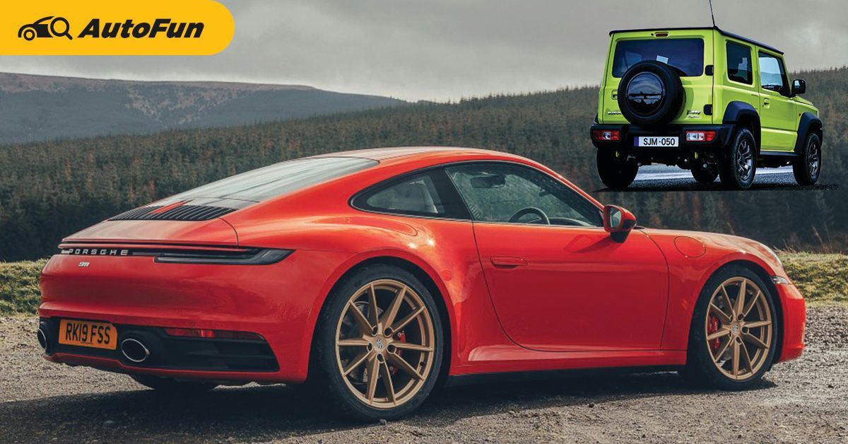 เพราะอะไร Porsche 911 จึงคว้าที่ 1 ในการทดสอบเบรค แต่ Suzuki Jimny ได้ที่โหล่ ? 01