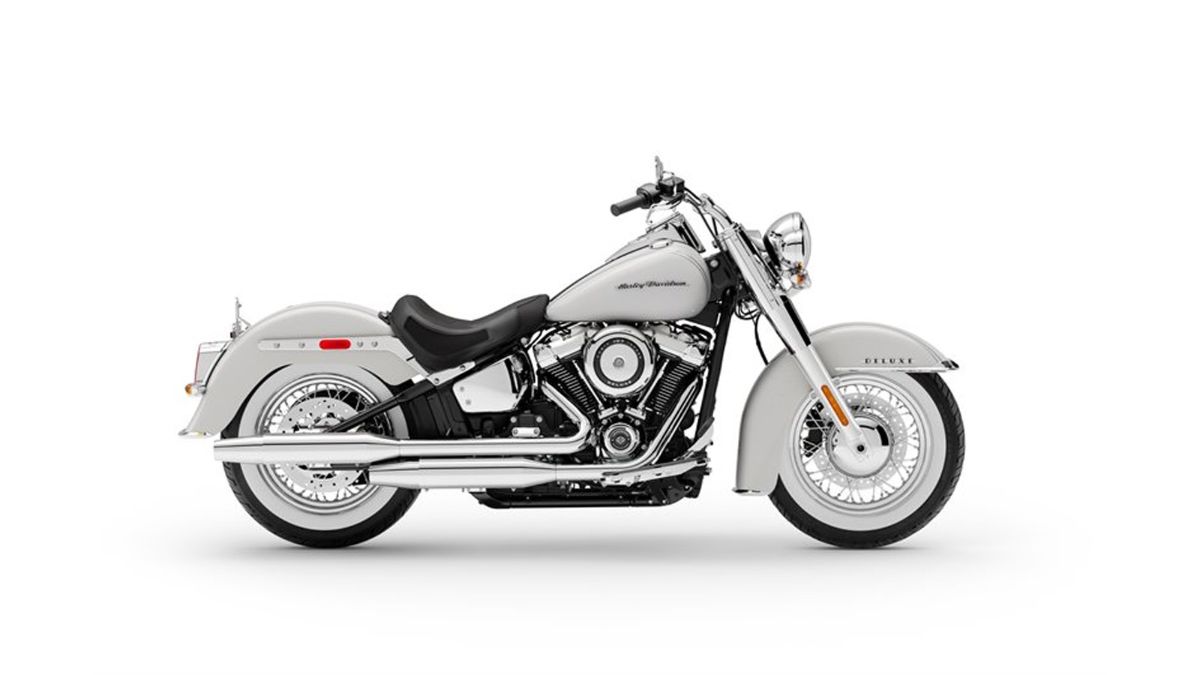 Harley-Davidson Softail ดีลักซ์ ไวท์ Deluxe white