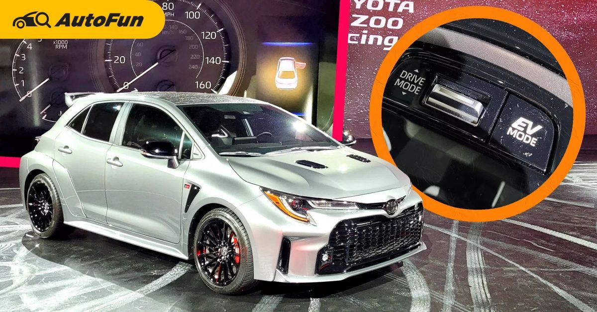 เฉลยปริศนาปุ่ม EV บนรถ 2022 Toyota GR Corolla ฝ่ายพีอาร์บอกว่า อย่าไปใส่ใจมันเลย 01