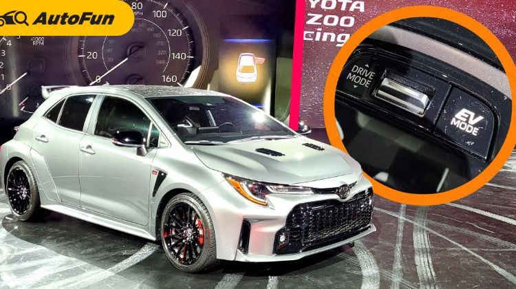 เฉลยปริศนาปุ่ม EV บนรถ 2022 Toyota GR Corolla ฝ่ายพีอาร์บอกว่า อย่าไปใส่ใจมันเลย