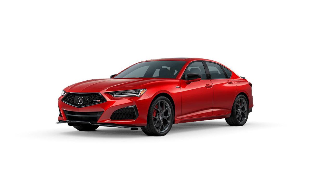 Acura TLX red