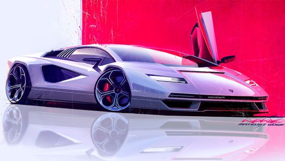 Lamborghini Countach LPI 800-4 2023 ภายนอก 007