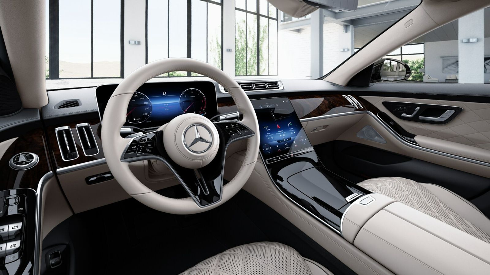 2022 Mercedes-Benz S-Class S 350 d Exclusive ภายใน 001