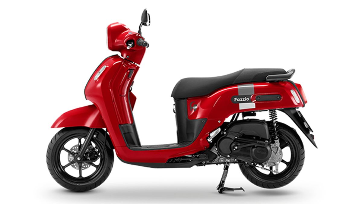 Yamaha Fazzio สีแดง