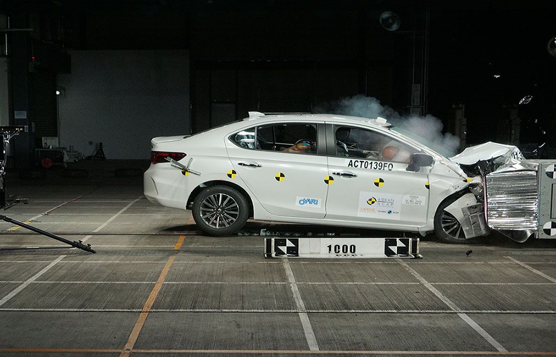 คะแนนการทดสอบการชนของรถ Honda City 2020 ASEAN NCAP