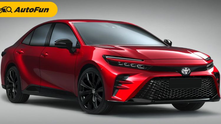 เรนเดอร์ 2024 Toyota Camry มาหน้าตาแบบนี้ขายดีแน่นอน