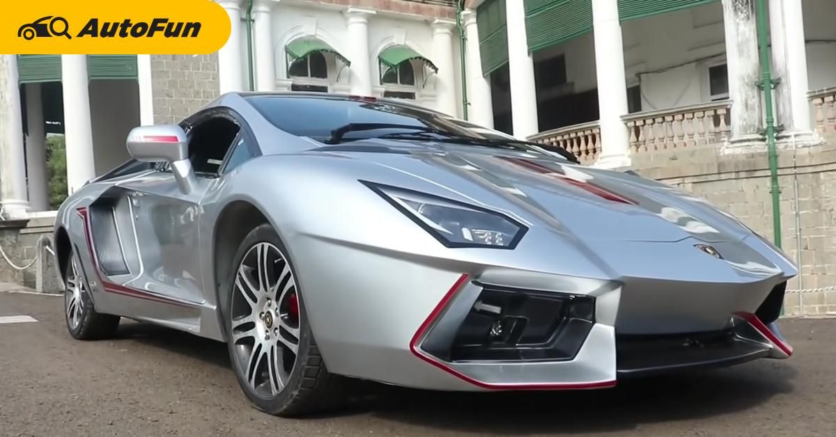 อย่างเจ๋ง! หนุ่มอินเดียเปลี่ยนเก๋ง Honda Civic ให้กลายเป็น  Lamborghini Aventador เปิดประทุน 01