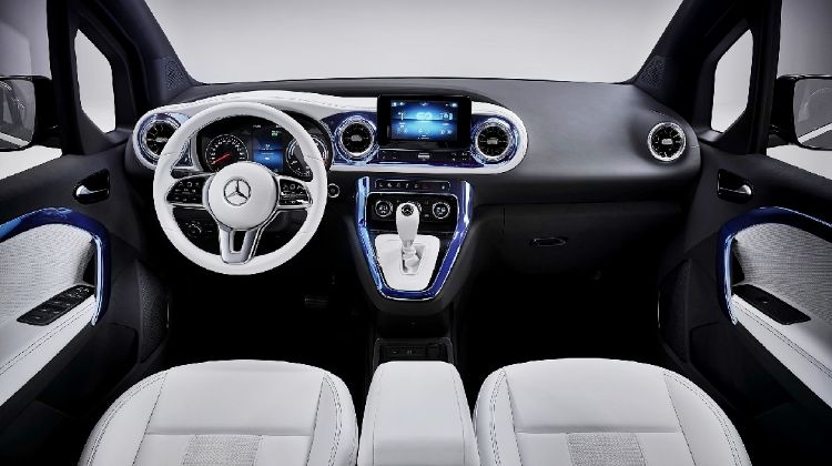 2022 Mercedes-Benz Concept EQT แวนเล็กสเปคไฟฟ้าล้วน 7 ที่นั่งประตูสไลด์ ขายจริงปีหน้า