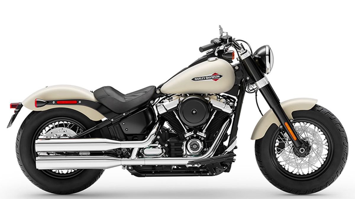 Harley-Davidson Softail สีขาว White