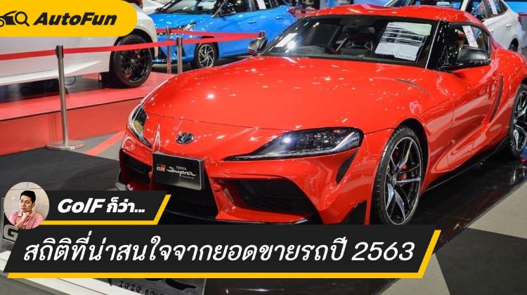 เปิดสถิติที่น่าสนใจ จากยอดขายรถยนต์ในประเทศไทยปี 2563