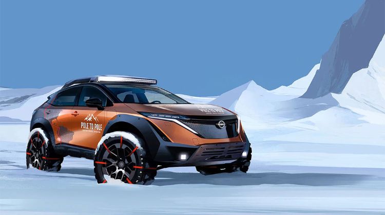 Nissan Ariya คันนี้จะพิสูจน์ว่า EV ทนเส้นทางหฤโหดได้ไหม ด้วยการขับจากขั้วโลกเหนือ-ใต้