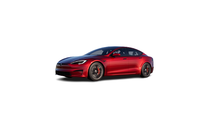 Tesla Model S red