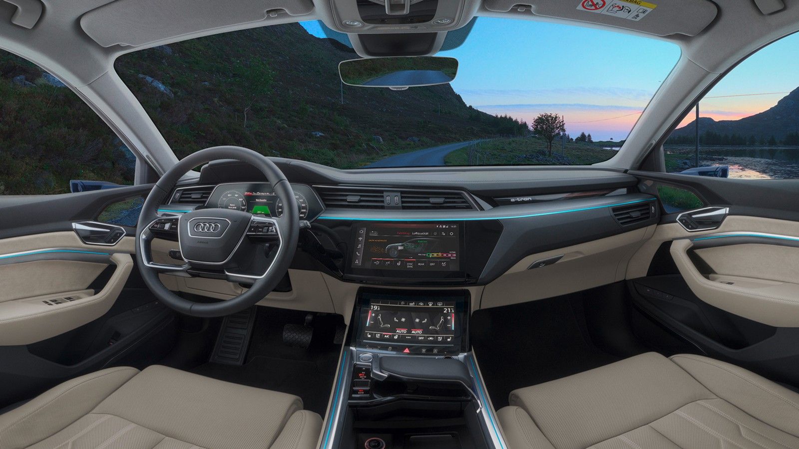 Audi E Tron 2020 ภายใน 001