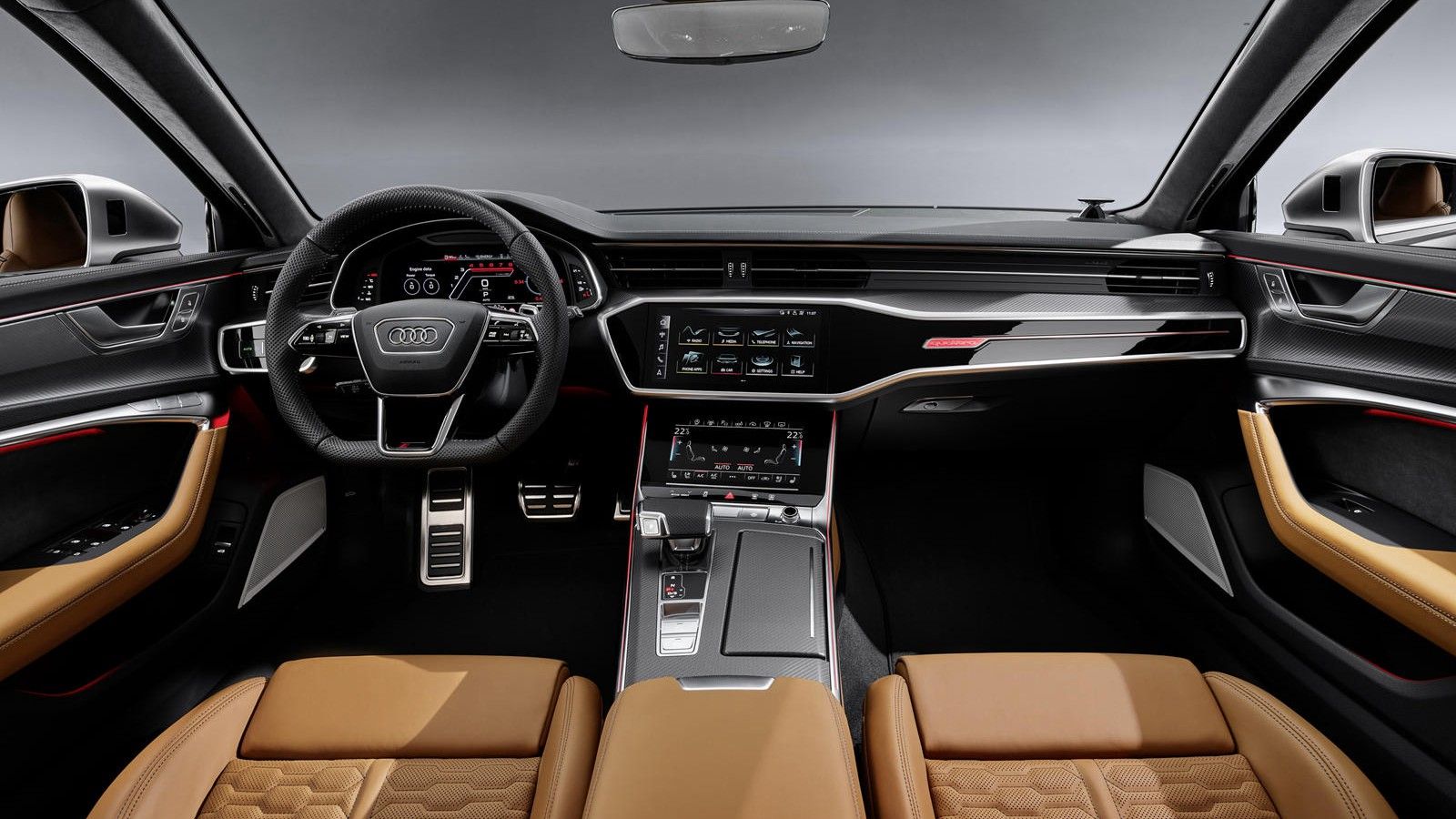 Audi RS 6 Avant Quattro 2021 ภายใน 001