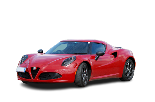 Alfa Romeo 4C red