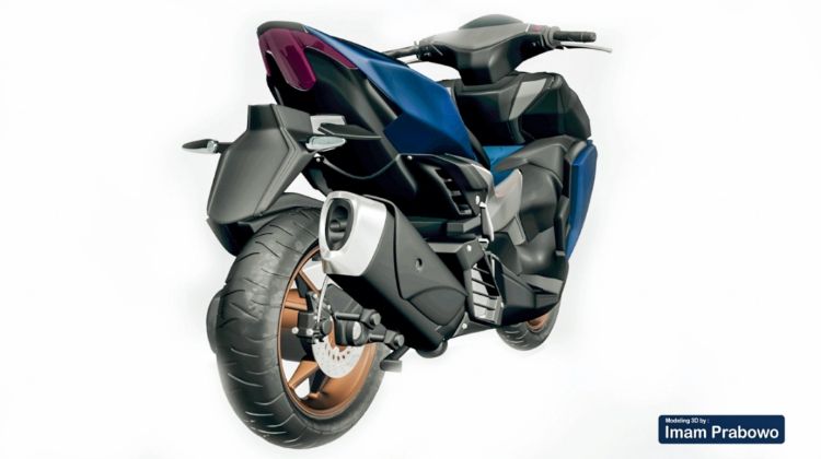 เผยภาพร่าง All New Yamaha Aerox โฉมใหม่!