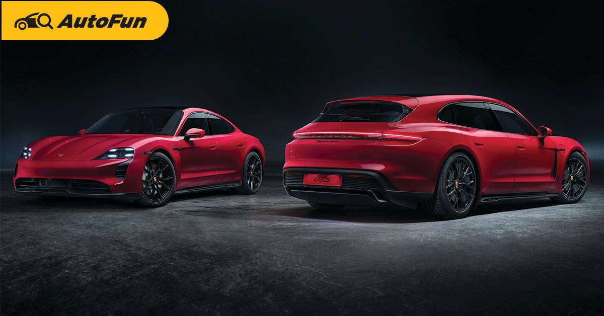 เปิดตัว Porsche Taycan GTS เพิ่มความสปอร์ตและดุดัน มาทั้งซีดานและวากอน 01