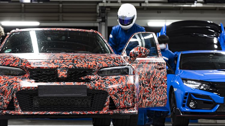 ชมภาพหล่อ ๆ จัดเต็ม 2022 Honda Civic Type R ทดสอบสมรรถนะก่อนวางขาย
