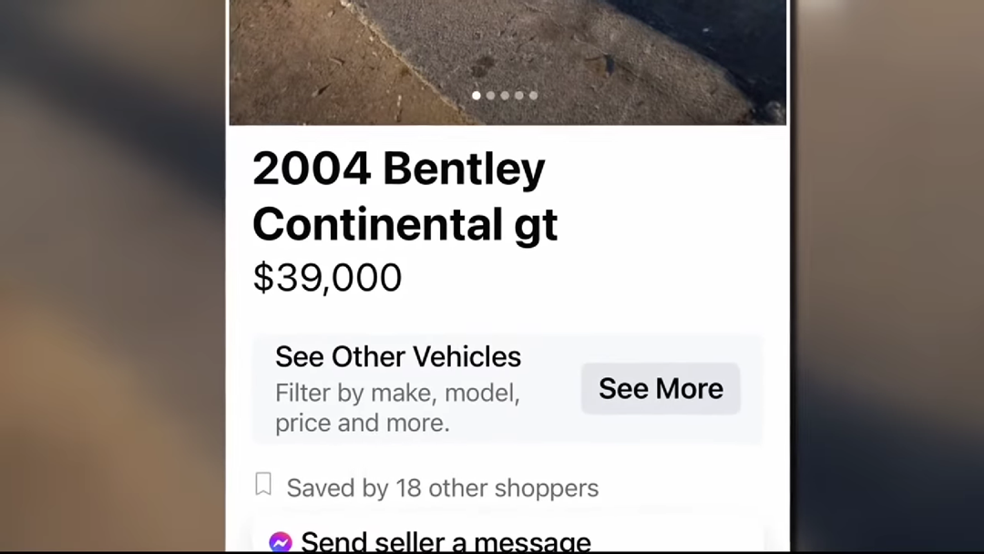 ยุคคนไว้ใจยาก ชายโดนจี้ Bentley Continental-GT หลังทำการซื้อ-ขายผ่าน Facebook