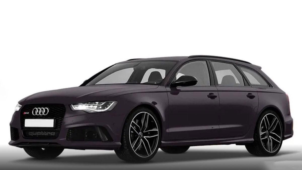 Audi RS 6 Panther Black Crystal Effect