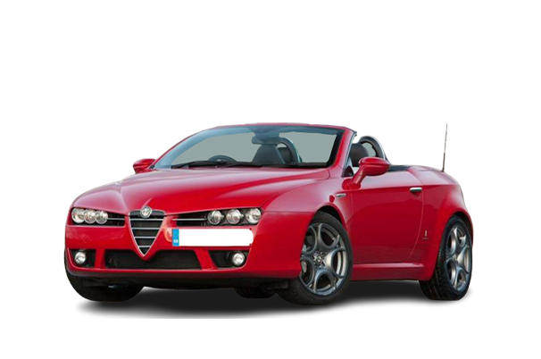 Alfa Romeo Spider red