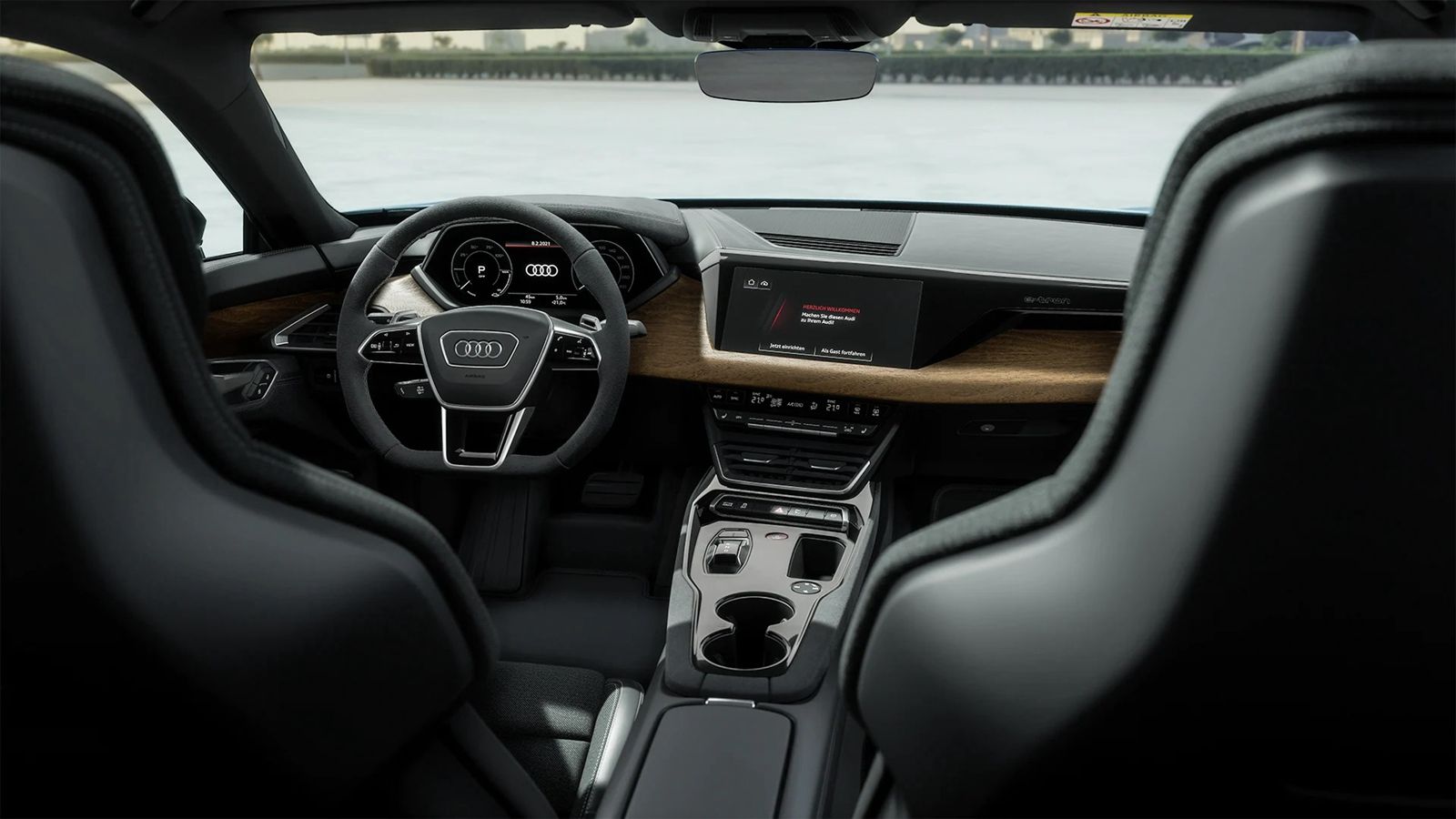 2021 Audi e-tron GT quattro ภายใน 005