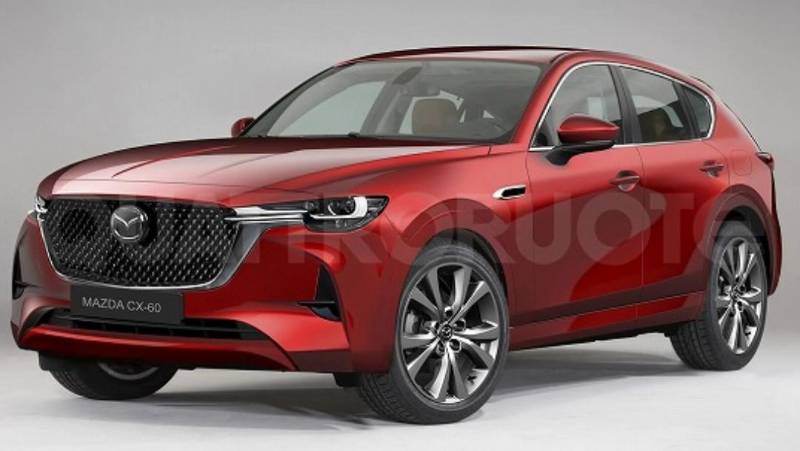เรนเดอร์ 2023 Mazda CX-60 ว่าที่ SUV คันใหม่ Mazda ที่จะวางขายในเอเชีย 02