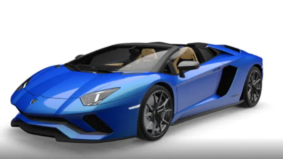 Lamborghini Aventador Blu Nethuns