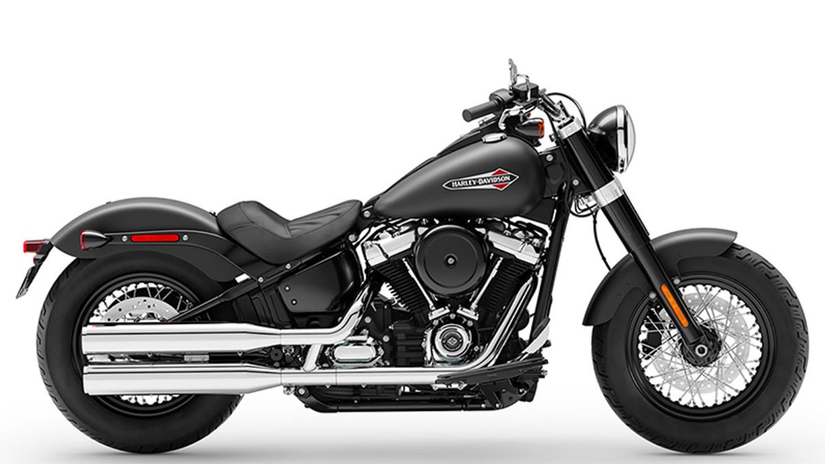 Harley-Davidson Softail สีดำ-ยีนส์ Black-Denim